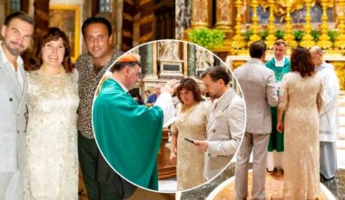 Romoje kardinolas Makrickas palaimino atlikėjo Igorio Jarmolenkos santuoką: Radži tapo liudininku