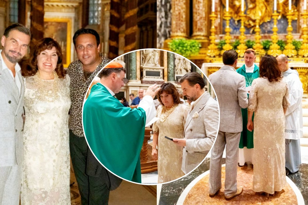 Romoje kardinolas Makrickas palaimino atlikėjo Igorio Jarmolenkos santuoką: Radži tapo liudininku