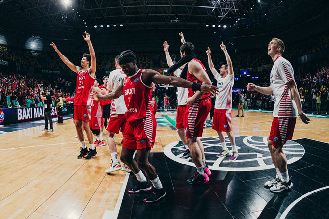 FIBA nuotr./Sylvainas Francisco ir Manresos žaidėjai