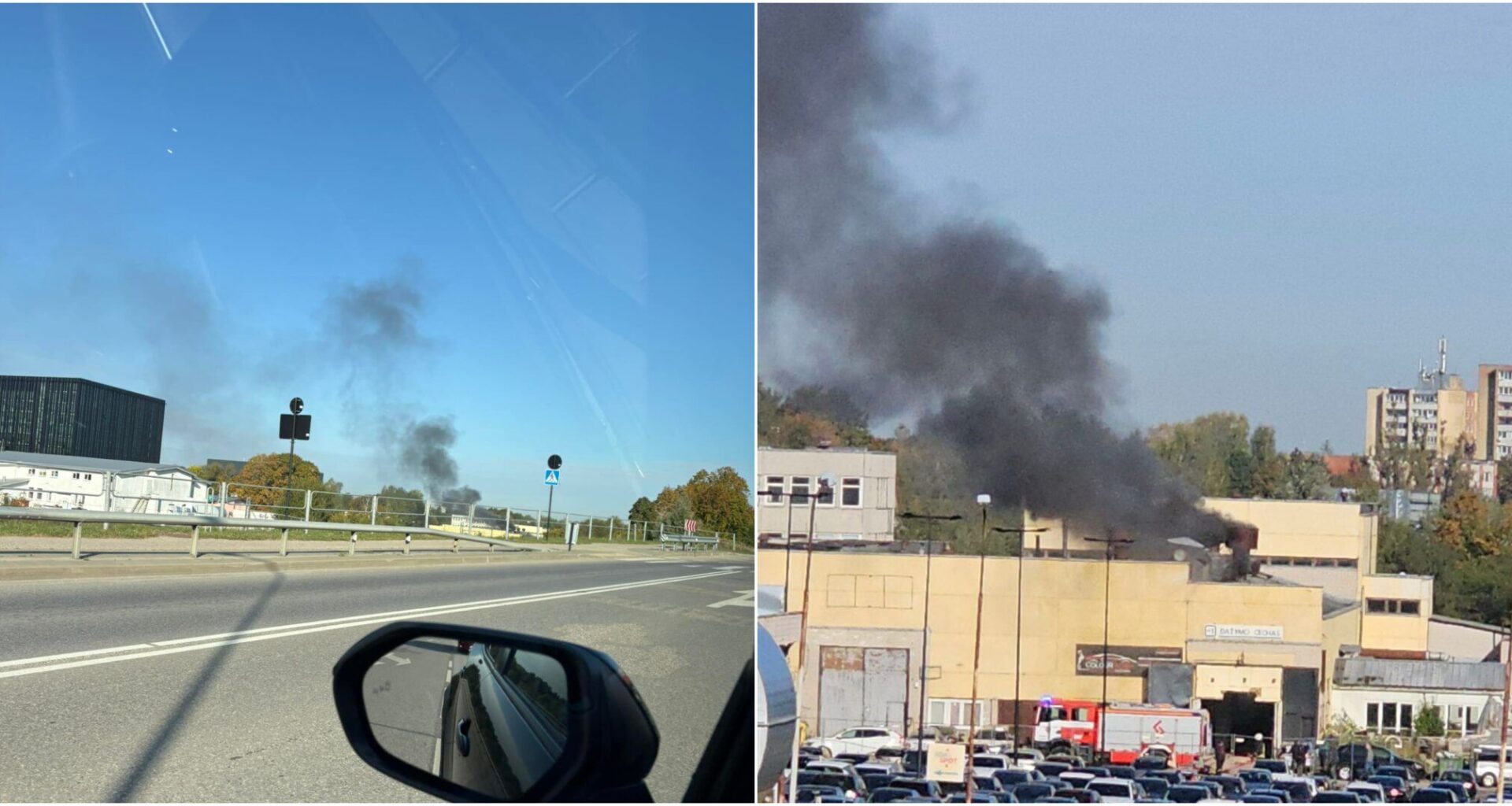 Netoli Vilniaus oro uosto kilęs gaisras socialiniuose tinkluose sukėlė paniką