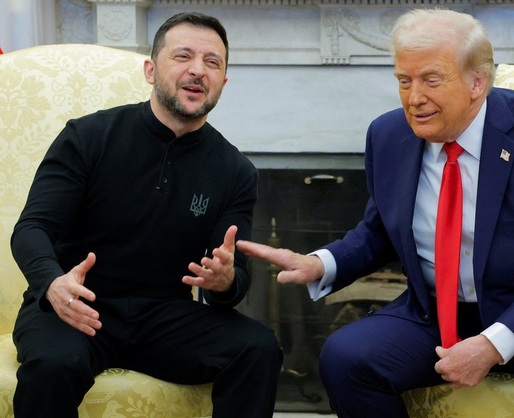 V. Zelenskis ir D. Trumpas (nuotr. SCANPIX) 17