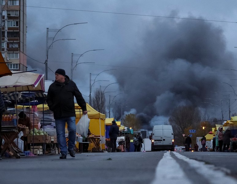 Karas Ukrainoje. Kyjive įvykdyta brutali ataka (nuotr. SCANPIX) 12