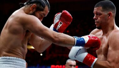 Jorge Masvidaliui už kovą prieš Nate'ą Diazą priteista daugiau nei 6 mln. JAV dolerių