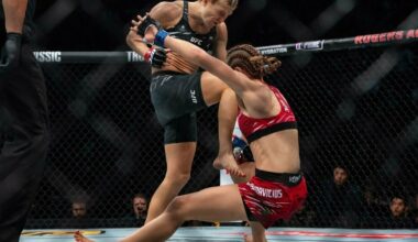 Prieš buvusią pretendentę į UFC titulą Jasmine Jasudavicius atsilaikė 74 sekundes