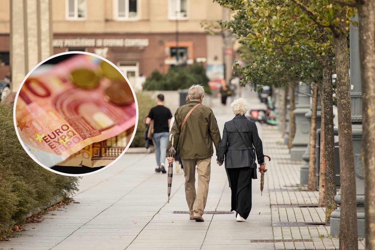 Kitais metais pensijos augs apie 80 eurų – pasieks 750 sumą
