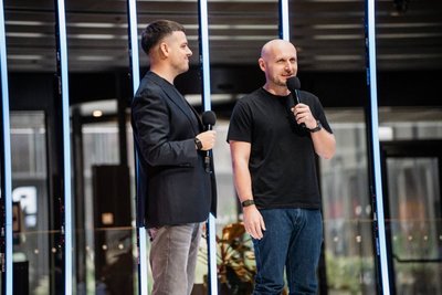 Tomas Okmanas ir Eimantas Sabaliauskas