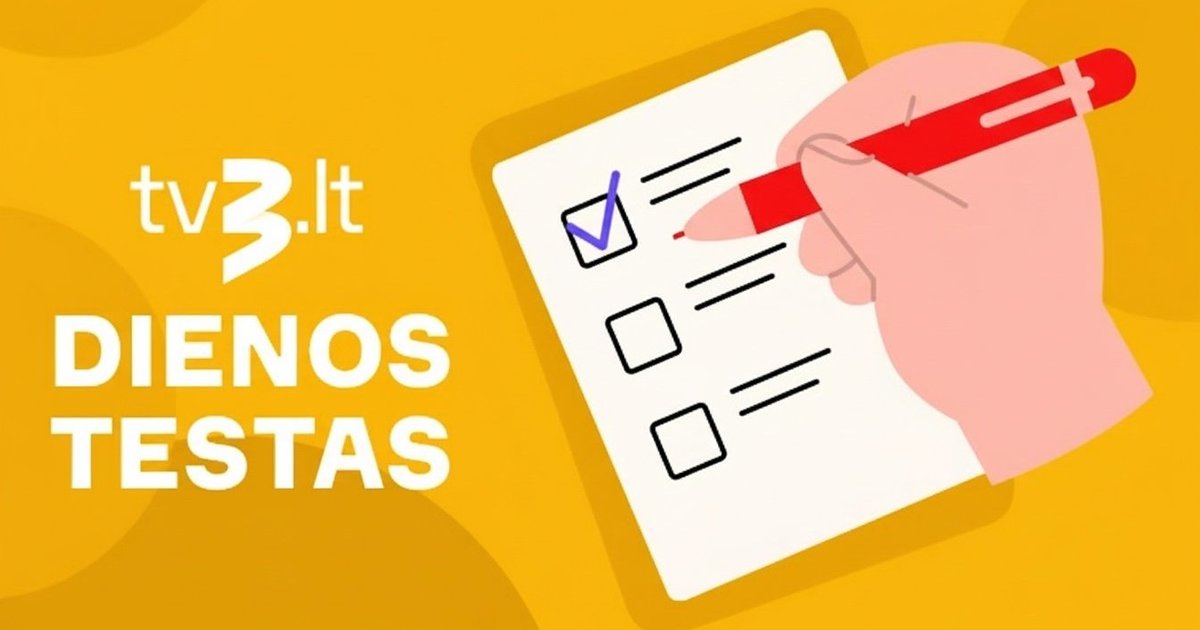 Pirmadienio testas: ar atsakysite į 8 iš 10 bendrųjų žinių klausimų? - tv3.lt