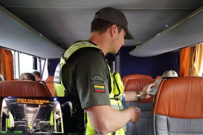 VSAT pareigūnai sulaikė migrantus