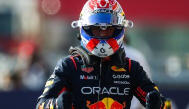 JAV etape – prie lyderių priartėjusio Maxo Verstappeno pergalė - Delfi