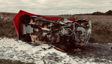 Tragedija Lenkijoje: ralio varžybų metu po avarijos užsidegė BMW, vairuotojas žuvo