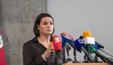 Cichanouskaja ragina Trumpą siekti demokratijos