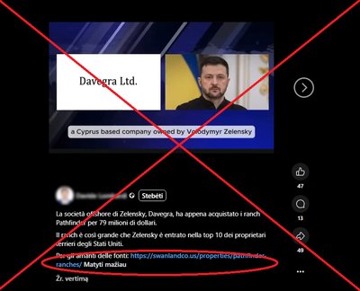 Dezinformacijos skleidėjų sukurta interneto svetainė jau nebeveikia, bet internete išliko suarchyvuota jos kopija