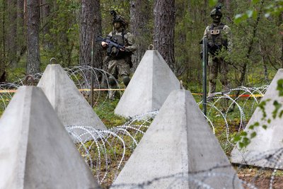 Kontrmobilumo priemonių pristatymas Generolo Silvestro Žukausko poligone