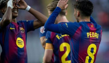 Drama Ispanijoje: Flickas užsidirbo raudoną kortelę, „Barcelona“ 93-ąją minutę išplėšė pergalę prieš „La Liga“ autsaiderius