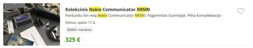 „Nokia N9500“ (nuotr. tv3.lt) „Nokia N9500“ (nuotr. tv3.lt)