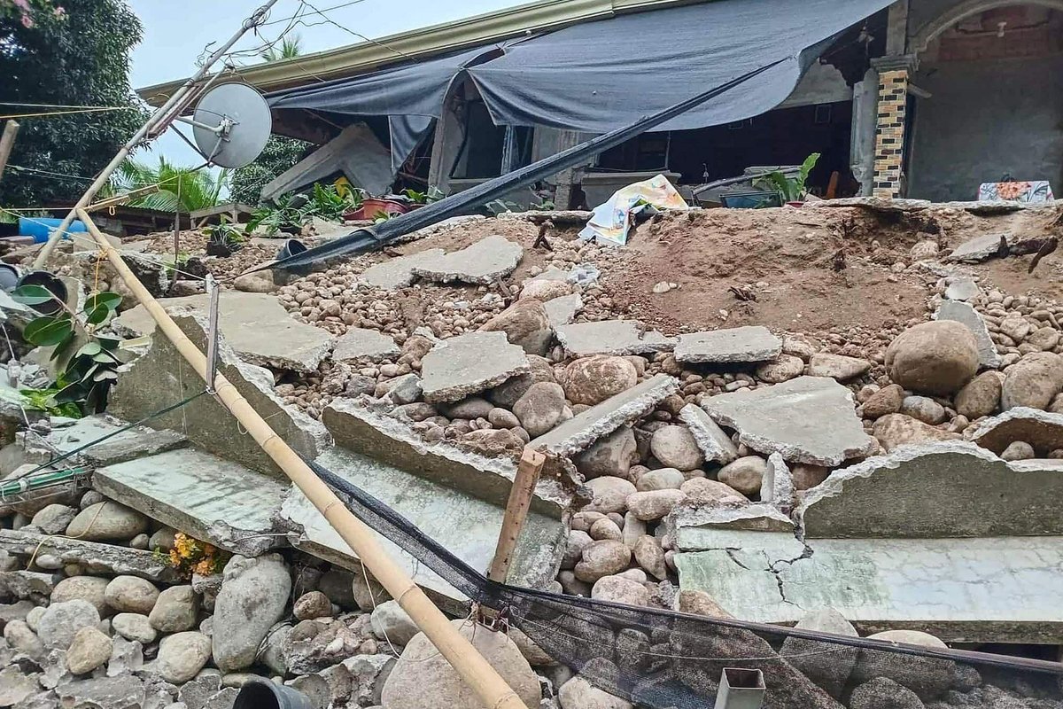 Filipinus supurtė dar vienas žemės drebėjimas