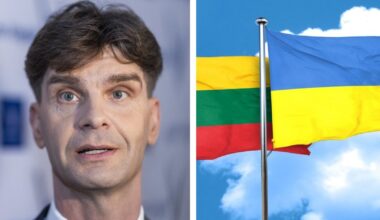 Vėgėlė kreipėsi į policiją dėl Ukrainos vėliavų: parašė 3 pareiškimus