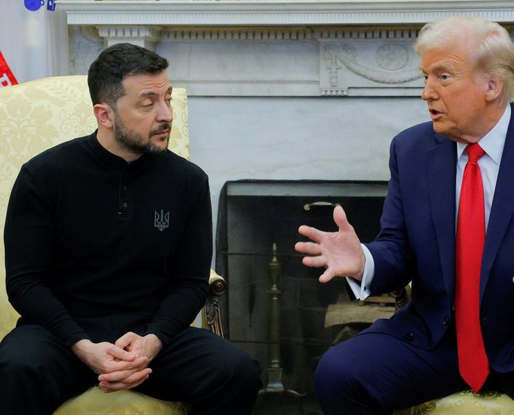 V. Zelenskis ir D. Trumpas (nuotr. SCANPIX) 10