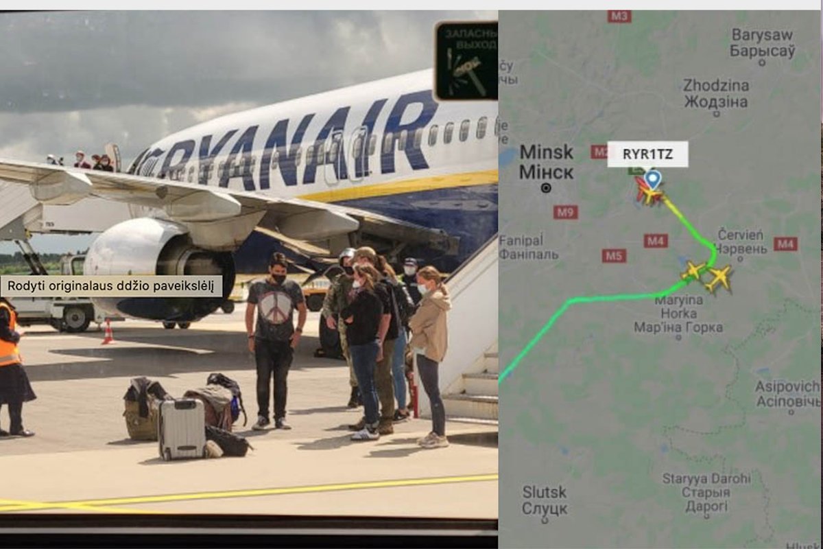 Prokuratūra: tyrimas dėl „Ryanair“ lėktuvo nutupdymo tęsiamas Lenkijoje