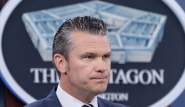 Hegsethas vyksta į kelionę po Aziją