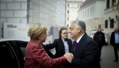 Merkel Budapešte susitiko su Orbanu