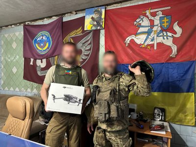 Ukrainiečius pasiekusi parama