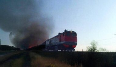 Partizanų operacija: Zaporižios srityje susprogdinti bėgiai, nulėkė karinis rusų traukinys