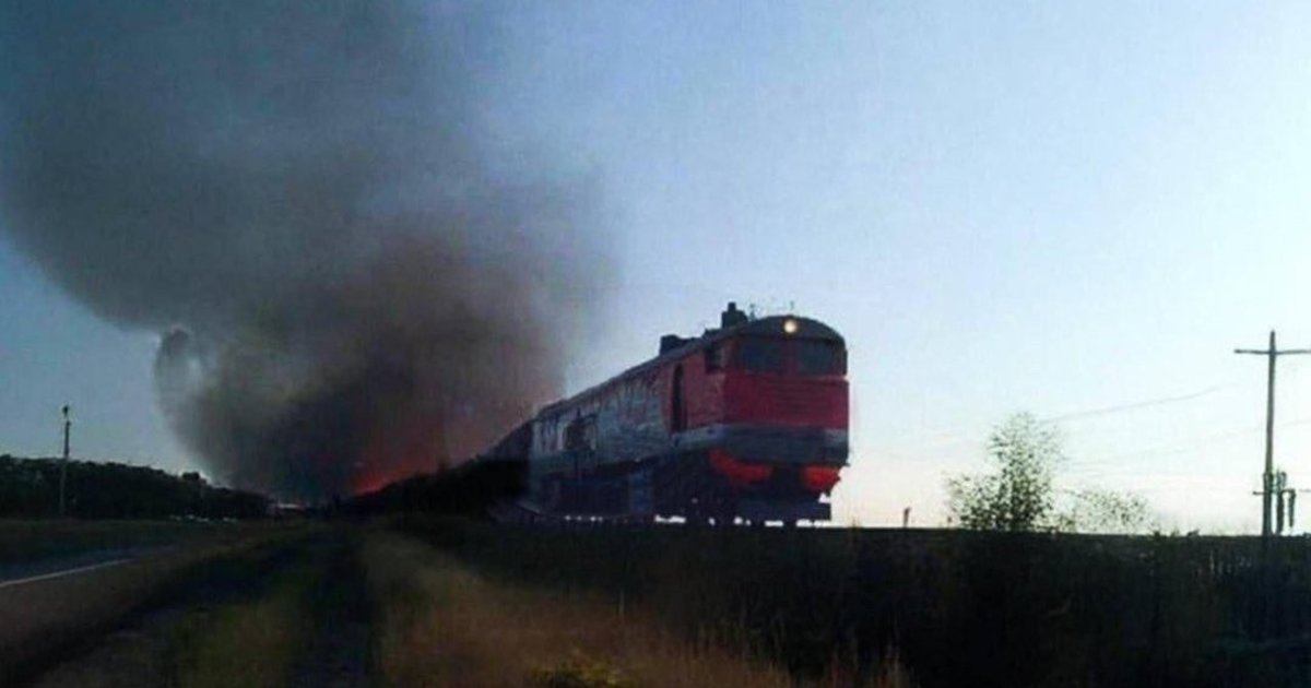 Partizanų operacija: Zaporižios srityje susprogdinti bėgiai, nulėkė karinis rusų traukinys