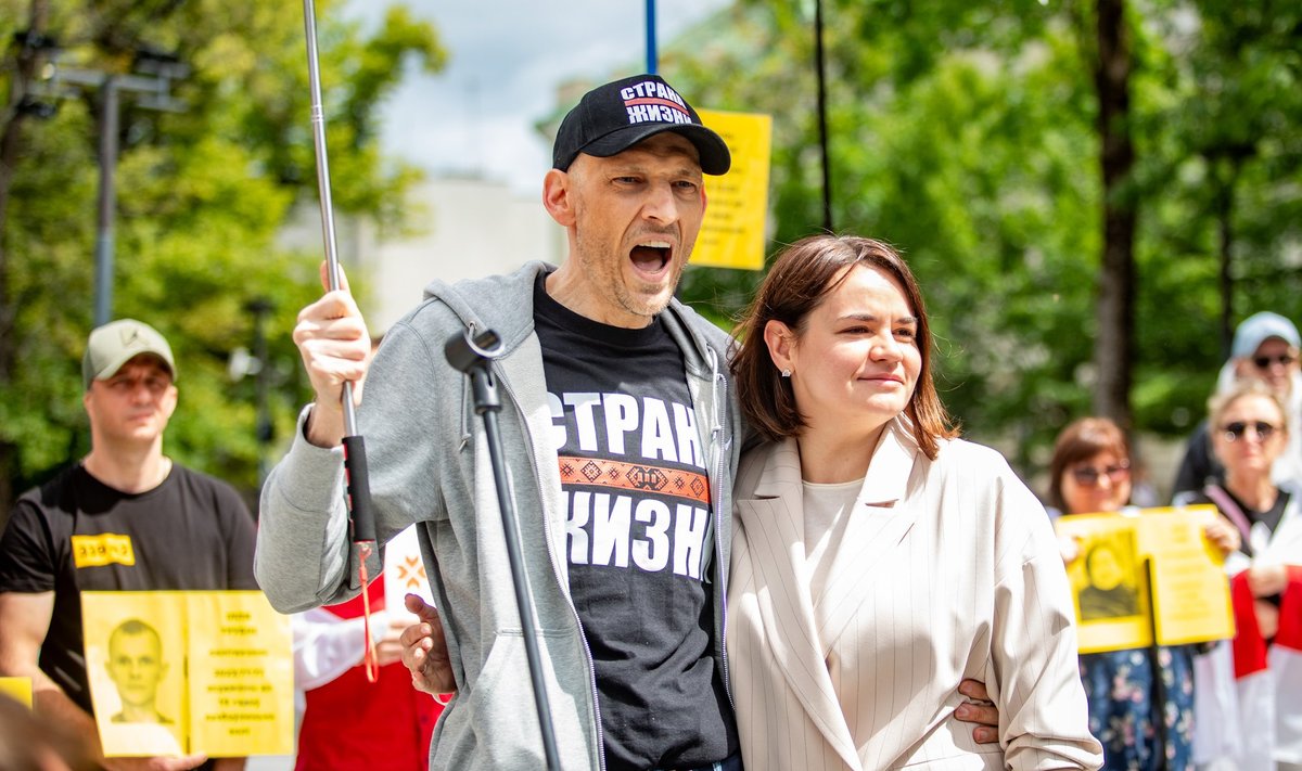 Siarhejus Cichanouskis ir Sviatlana Cichanouskaja