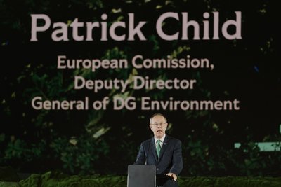 Europos Komisijos Žaliųjų miestų misijos vadovas Patrickas Childas