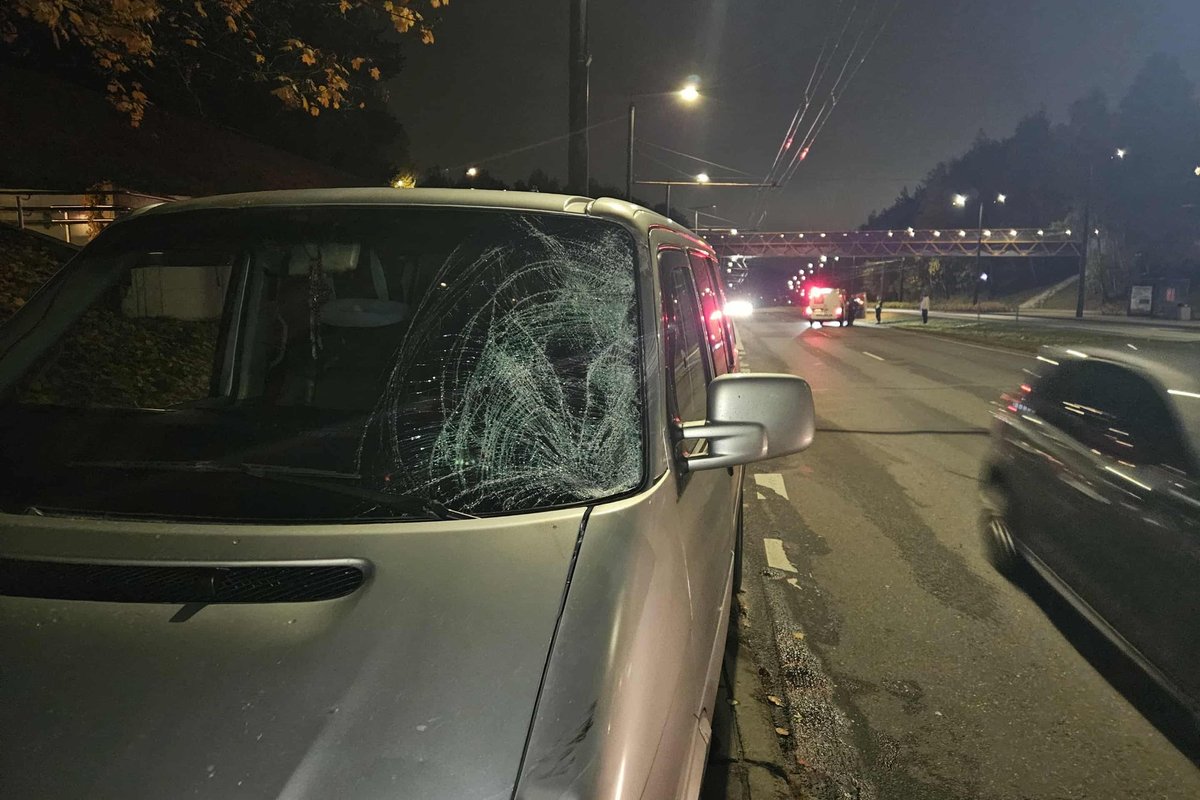 Vilniuje automobilis partrenkė vyriškį - Delfi