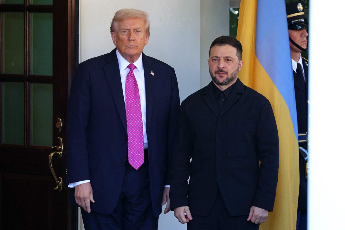 Intriguojantis vakaras: Trumpas priima Zelenskį
