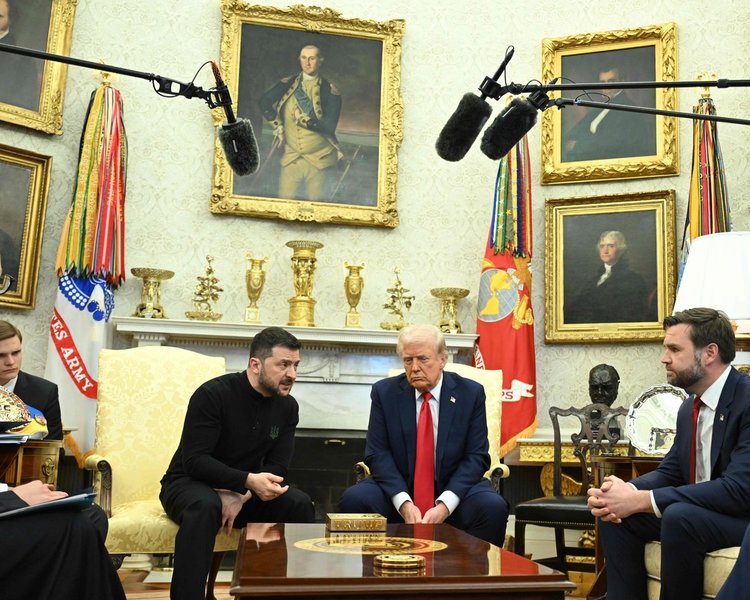 V. Zelenskis, D. Trumpas, J.D. Vance'as (nuotr. SCANPIX) 37