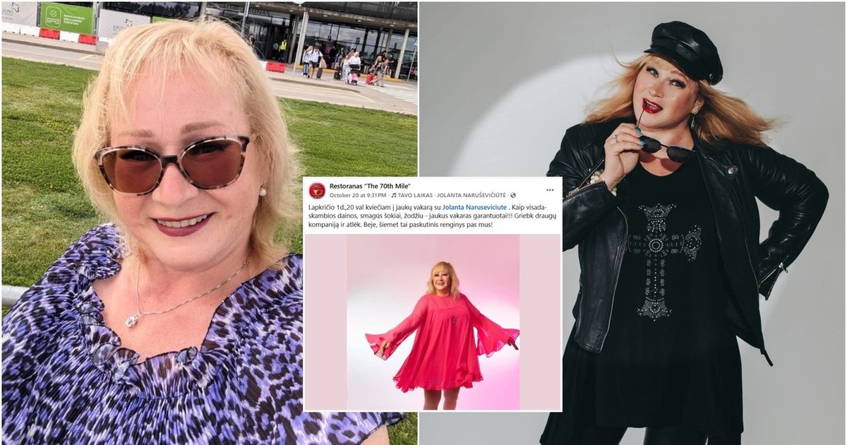 Lapkričio 1-ąją rengiamas Jolantos Naruševičiūtės koncertas sukėlė tikrą dramą: „Visai bedieviai“
