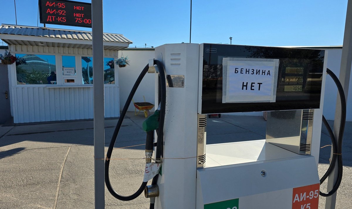 Degalų trūkumas Rusijoje ir okupuotame Kryme