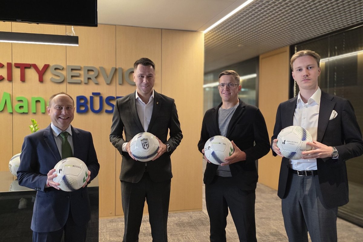 Lietuvos futbolo federacija ir „Mano būstas“ startuoja su nauja iniciatyva „Futbolo banga“
