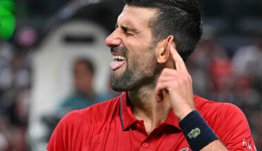 Po „Žalgirio“ rungtynių į Rijadą išskridęs Djokovičius neprilygo Sinneriui