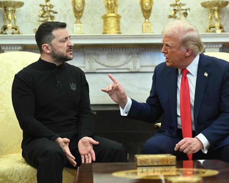 V. Zelenskis ir D. Trumpas (nuotr. SCANPIX) 25