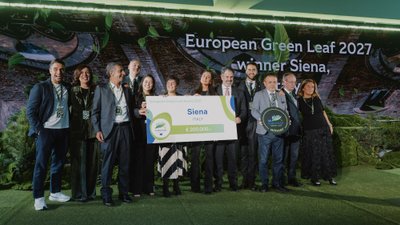 2027 m. Europos žaliųjų lapų miesto titulas atiteko Sienai