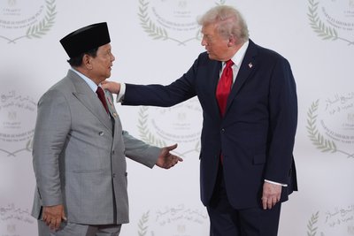 Trumpas su Indonezijos prezidentu Egipte