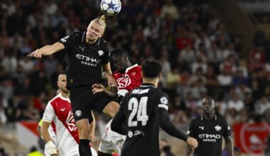 Haalando įvarčiai Monake pergale nevirto, čempionė PSG triumfavo Barselonoje