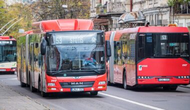 Vilniuje nuo šiandien keičiasi dalies autobusų tvarkaraščiai