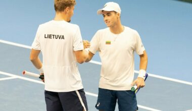 Prieš derbį Vilniuje Gaubas ir Butvilas sprendžia Australijos atvirojo čempionato uždavinius