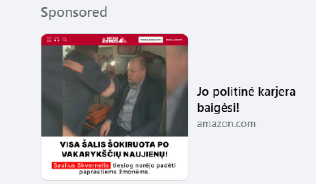 Būkite budrūs: „Verslo žinių“ vardu naudojasi sukčiai