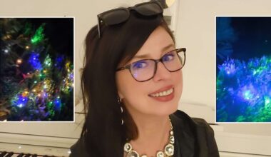 Kalėdoms kiemą jau papuošusi Agnė Petravičienė sulaukė palyginimų su Natalija Bunke