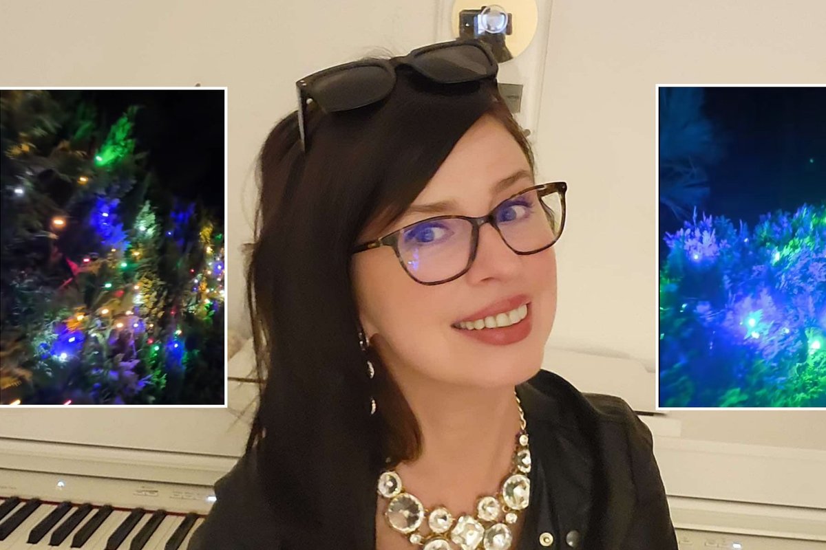 Kalėdoms kiemą jau papuošusi Agnė Petravičienė sulaukė palyginimų su Natalija Bunke