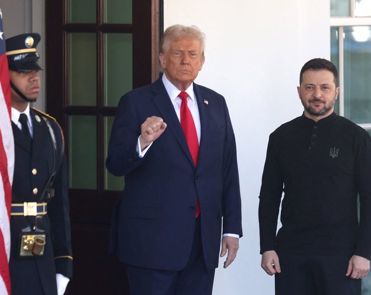 D. Trumpas ir V. Zelenskis (nuotr. SCANPIX) 1