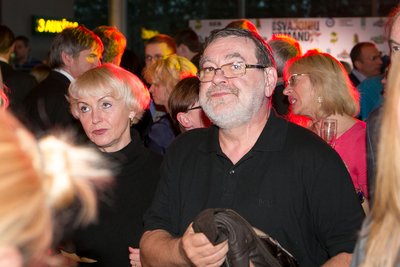 Kostas Smoriginas su žmona Dalia Brenciūte