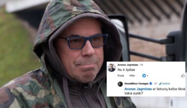 Benediktą Vanagą „ąsliu“ išvadinęs viceministras Arūnas Jagminas bėgo nuo klausimų