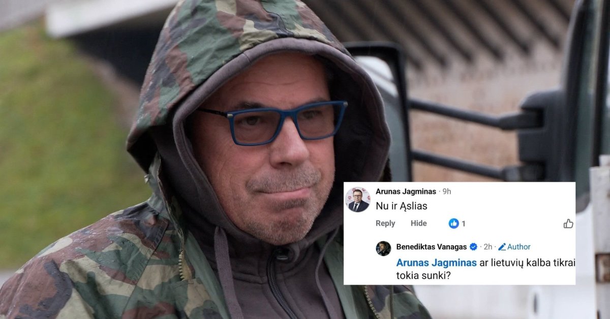 Benediktą Vanagą „ąsliu“ išvadinęs viceministras Arūnas Jagminas bėgo nuo klausimų